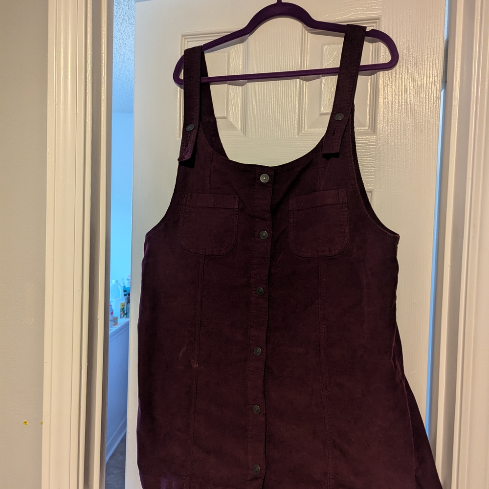 Women's American Eagle Courderoy Jumper Dress